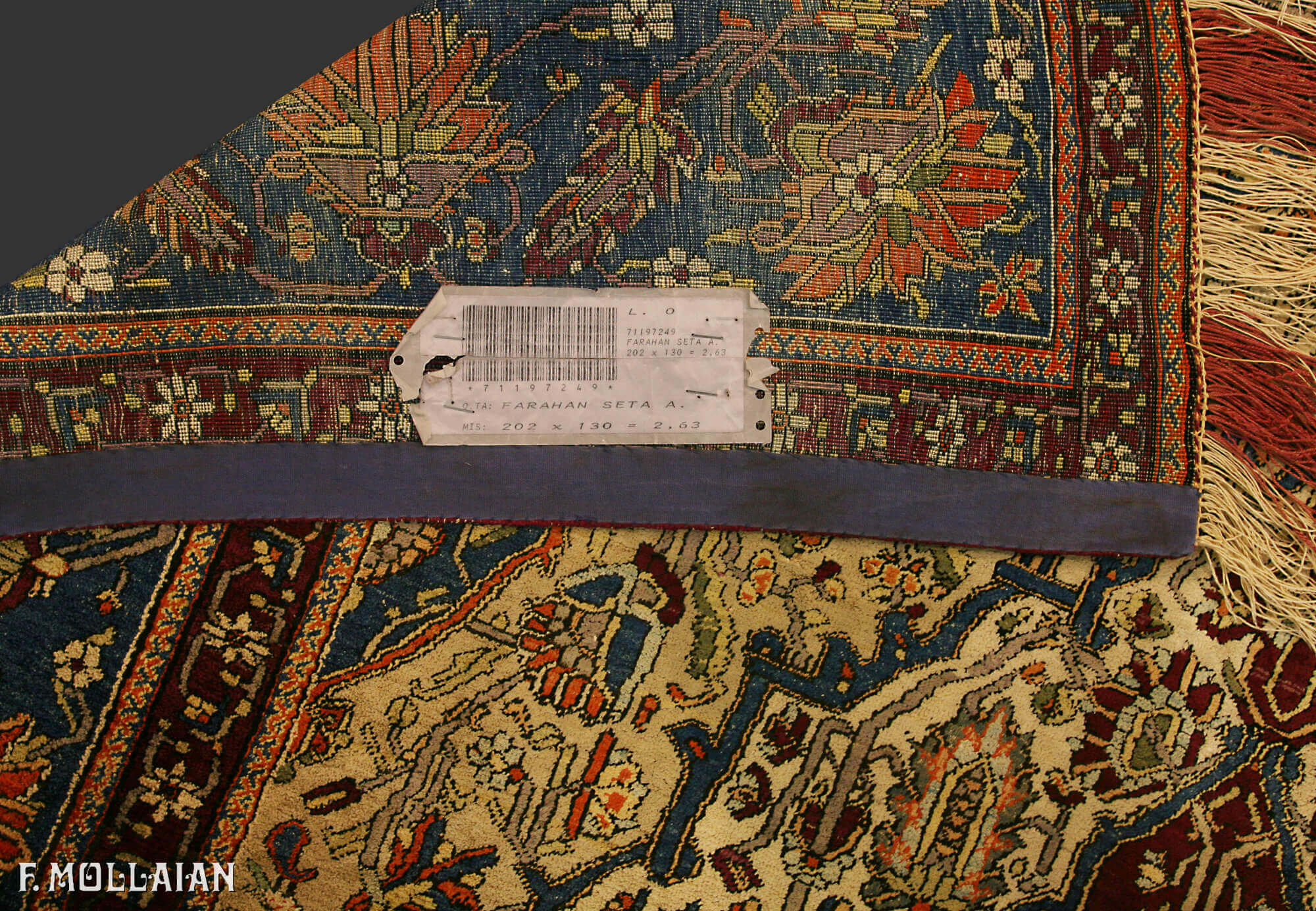 Teppich Persischer Antiker Farahan Seide n°:71197249